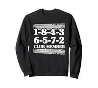 1-8-4-3-6-5-7-2 Miembro del Club 18436572 Orden de despido Big Block Sudadera