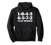 1-8-4-3-6-5-7-2 Miembro del Club 18436572 Orden de despido Big Block Sudadera con Capucha