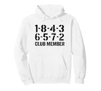 1-8-4-3-6-5-7-2 Miembro del Club 18436572 Orden de despido Big Block Sudadera con Capucha