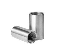 1/8" BSPP Female Thread Long Nipple 304 Stainless Steel Pipe Fitting Connector (Length 180mm)
