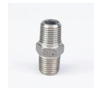 1/8" BSPT Male Thread Hex Nipple Union 304 Stainless Pipe Fitting Connector Coupler water oil air 143 PSI