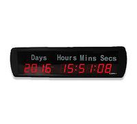 1.8'' Led Day Countdown Clock, Digital Wall Clock Count Down/Up Days, 24 Hours Digital Timer Days Countdown Clock For Laboratory Hours Minutes Format, LJJY-KK