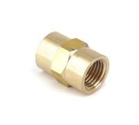 1/8" NPT - 1/4" NPT Female Hex Nipple Equal Reducer Brass Pipe Fitting Connector Water Gas Oil Fuel