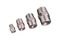 1/8 "pulgadas/1 puntos 25 grados 304 acero inoxidable gran angular cono lleno boquilla de pulverización chorro agua 4 piezas Para Alta Presión Lavadora(2.8mm)