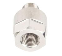 1/8 pulgadas NPT macho a M10x1.0 hembra, adaptador para manómetro de presión de aceite, buen sellado, resistente a la corrosión, para quitar el manómetro de aceite, combustible y agua