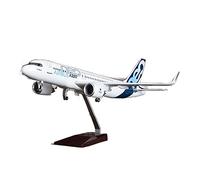 1 80 Apto para Prototipo Avión Airbus A320 Modelo Aleación Fundida Presión Coleccionable Regalo Recuerdo Juego de Pasatiempos en Miniatura(Standard Models (no Lights))