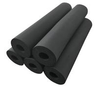 1.80 m Tubo de Espuma Aislante ID 16-60.0 mm Espesor 10.0 mm Caucho Coquilla Tubería Ignífugo Anticongelante Manguera para Aparatos de Fitness(16.0 mm-0.63 in)