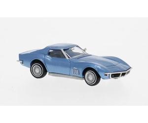 1:87 BREKINA PLAST Chevrolet Corvette C3 Blue 1967 BRE19990