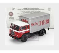1:87 BREKINA PLAST Fiat 642 Truck Cassonato Ferrero 1962 Red Silver BRE58607