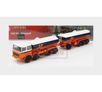 1:87 BREKINA PLAST Fiat 691 Tanker Truck Ip Millepiedi 4-Assi 1961 BRE58556