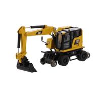 1/87 Caterpillar Cat M323F vía Férrea con Ruedas Excavadora Ho - Diecast Masters