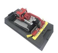 1:87 para 600 Quitanieves De Carretera Maquinaria Construcción Diecast Grúa Carretera Simulación Coche De Aleación Rojo