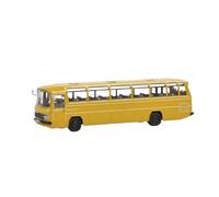 1:87 para Autobús O302 DP Bus Diecast Estático Amarillo Miniatura Aleación Modelo Coche Coleccionable De Metal