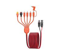 1.8m 7-in-1 Solar Panel Connector for XT60 Anderson DC7909 DC653012AWG Power Cord Storage Charging Cable