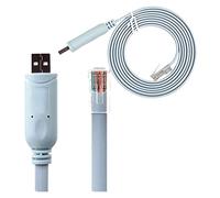 1.8M USB a RJ45 Compatible con Cis-co Cable de Consola USB Línea de depuración A7H5 Compatible con Cis-co H3C HP Arba 9306 Huawei Router Rollover Console