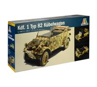 1:9 Italeri Kdf.1 Typ 82 Kübelwagen KIT IT7405 Modellino
