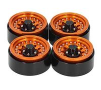 1.9in Metal Wheel Hub for 1/10 RC Car, RC Crawler Wheel Hub Accessory, CNC Machined Retro Climbing Car Simulation with 12mm Hex Drive, Compatible with HSP//Traxxas//HPI