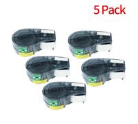 1 a 10pcs M21 750 427 Etiquetas Auto Laminado compatibles de 0.75 Pulgadas para la Impresora de Etiquetas de Mano Funciona con BMP21 Plus y Brady M21 750 427 Modelos(5Pack)