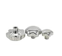 1 a 3 tuercas de mano M6 M8 M10 M12, mango de ciruela, pinza giratoria, perno roscado, tuerca de estrella de sujeción manual, acero inoxidable 304(M10(cabeza 48 mm) 3 unidades