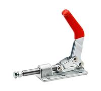 1 abrazadera de palanca de empuje de 200/318 kg, rosca externa/interna, carrera de 30-41,3 mm, mango de 190°/180°, montaje de brida (tipo externo de 200 kg)