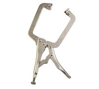 1 abrazadera en C de 9 pulgadas, abrazaderas de cara metálica, alicates de bloqueo de mordaza de acero for soldadura