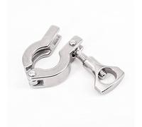 1 abrazadera Tri Clamp de acero inoxidable 304 de alta resistencia - Conector sanitario de un solo pasador tipo trébol for elaboración casera de cerveza y procesamiento de alimentos(40mm)