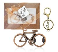 1 abridor de botellas de acero inoxidable para bicicleta, sacacorchos con llavero mosquetón, divertido regalo de cumpleaños para ciclistas, hipsters y amantes de la bicicleta, familia, amigos y