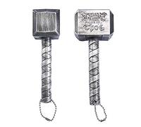 1 abridor de botellas de cerveza con forma de martillo de Thor, fácil de usar, el mejor abrebotellas para familia, restaurante, bar, hotel, herramientas (plata)