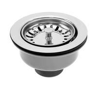 1 accesorio de fregadero de acero inoxidable - Tapón colador de cesta de fregadero de 83-90 mm