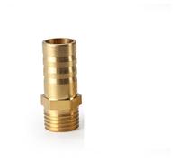 1 Accesorio de tubería de latón de 4mm, 6mm, 8mm, 10mm, 12mm, Cola de lengüeta for Manguera, 1/8 ", 1/4", 1/2 ", 3/8", Conector Macho BSP, Adaptador de acoplador de Cobre (Size : 12mm Barb, Color :