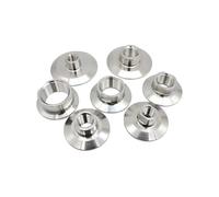 1 accesorio de tubería NPT hembra roscado a virola triple abrazadera SS304 conector de acero inoxidable de 1/2 pulgada 1 pulgada (50,5 mm OD, 3/4 pulgadas)