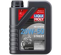 1 Aceite de Motor Litros Liqui Moly Totalmente Sintético Street 20W-50