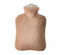 1 acogedora bolsa de agua caliente de felpa con boquilla a prueba de fugas para cama de invierno y oficina caliente Essentials bolsa de agua caliente con suave funda de piel de conejo