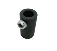 1 acoplador de dirección SHLPDFM negro de 5/20.3 cm-36 Spline a 3/10.2 cm Acoplador de eje de dirección redondo liso acoplador estándar no flexible
