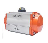 1 actuador neumático for válvula de bola - Actuador de válvula solenoide de cilindro de doble efecto(At52 Square Hole)