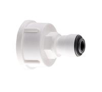 1 adaptador de acoplamiento rápido de agua de 1/4 pulgadas RO recto a hembra de 3/4 pulgadas, ajuste universal, doble sellado, conexión rápida para filtro de agua, conector de manguera, purificador de