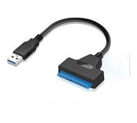 1 adaptador de cable USB 3.0 2.0 SATA de 20 cm, cables de extensión para computadora, compatible con disco duro externo Ssd Hdd de 2.5 pulgadas, USB, útil y atractivo