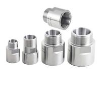 1 adaptador de junta de transición ER11, ER16, ER20, ER25 y ER32 for cabezal de transferencia, husillo de máquina, manguito reductor, piezas de conexión, tuercas.(ER11 turn ER11)