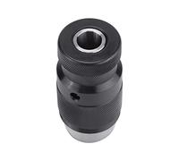 1 Adaptador de Portabrocas sin Llave, 0.000-0.512 in, 1/2 Pulgada, Portabrocas B16 de Acero sin Llave con Función de Autoapriete, Portabrocas de Torno Aburrido para Taladro