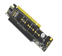 1 adaptador NVME HDD de dos teclas M a PCIe HDDs NVMe HDDs a PCIE4.0 16X convertidores tarjeta de expansión