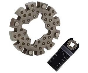 1 adaptador universal oscilante para hoja de sierra, herramienta de bloqueo de estrella multipotencia para trabajos de madera DIY (1 unidad)