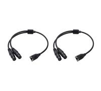 1 adaptador XLR hembra de 3 pines a RJ45 (cable RJ45 a XLR doble)