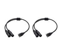 1 adaptador XLR macho de 3 pines a RJ45 (cable RJ45 a XLR doble)