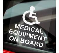 1 adhesivo para ventana de coche, furgoneta, autobús, taxi, minicab, autoadhesivo, vinilo, 87 x 87 mm, blanco sobre transparente