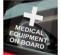 1 adhesivo para ventana de coche, furgoneta, autobús, taxi, minicab, autoadhesivo, vinilo, 87 x 87 mm, blanco sobre transparente