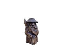 1 adorno pagano tallado en madera, estatuas, mitología nórdica, religión, edad media (estilo 1)