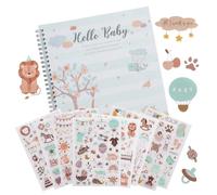 1 álbum de recuerdos con texto en alemán "My Tauf", libro de visitas, bautizo, libro de bautizo para niñas y niños, álbum de recuerdos de alta calidad para crear recuerdos inolvidables