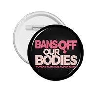 1 alfiler de botón Pro Abortion Right Pro Choice compatible con 1973 Roe V. Wade, insignia redonda para mantener el aborto seguro, círculo legal, alfileres de pecho, mi cuerpo, mi útero, mi elección,