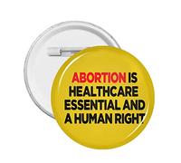 1 alfiler de botón Pro Abortion Right Pro Choice compatible con 1973 Roe V. Wade, insignia redonda para mantener el aborto seguro, círculo legal, alfileres de pecho, mi cuerpo, mi útero, mi elección,