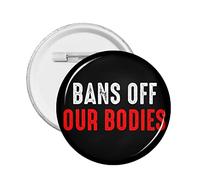 1 alfiler de botón Pro Abortion Right Pro Choice compatible con 1973 Roe V. Wade, insignia redonda para mantener el aborto seguro, círculo legal, alfileres de pecho, mi cuerpo, mi útero, mi elección,